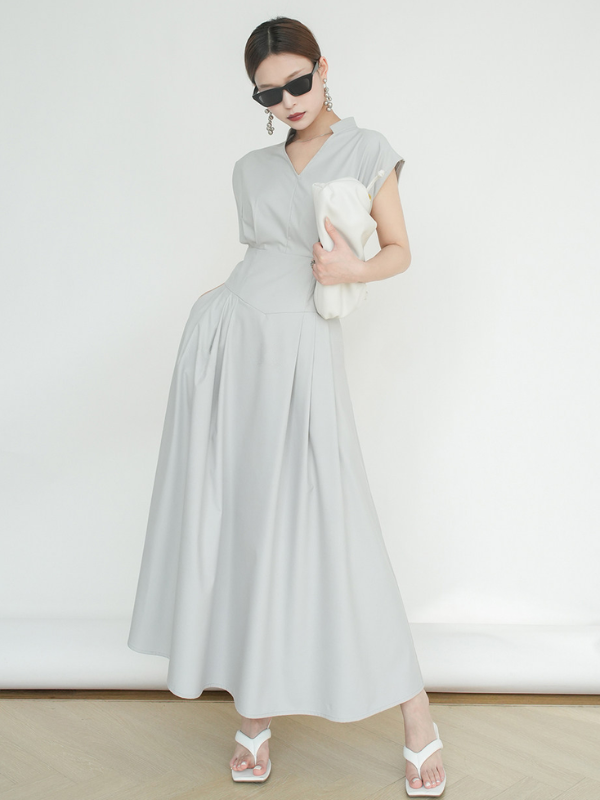 Waist Tuck Flare Dress