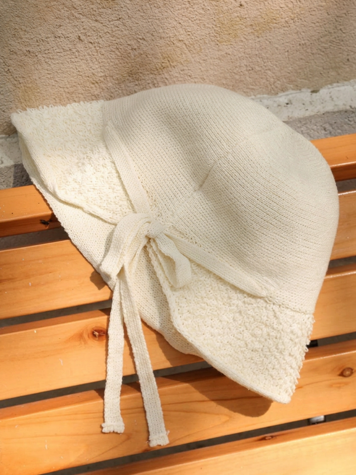 Soft Ribbon Knit Hat