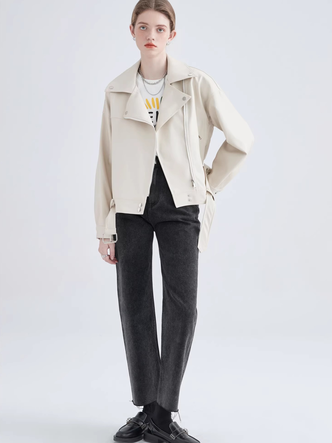 Soft Minimal Riders Jacket