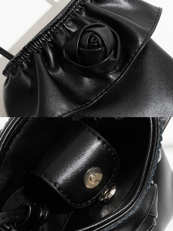Rose Frill Mobile Shoulder Bag
