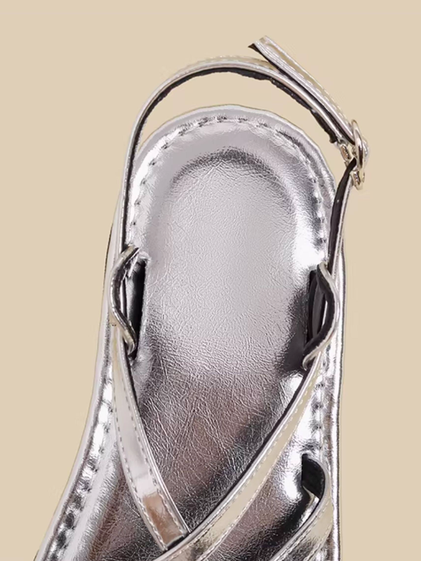 Cross Strap Toe Ring Sandals（〜25.0cm）