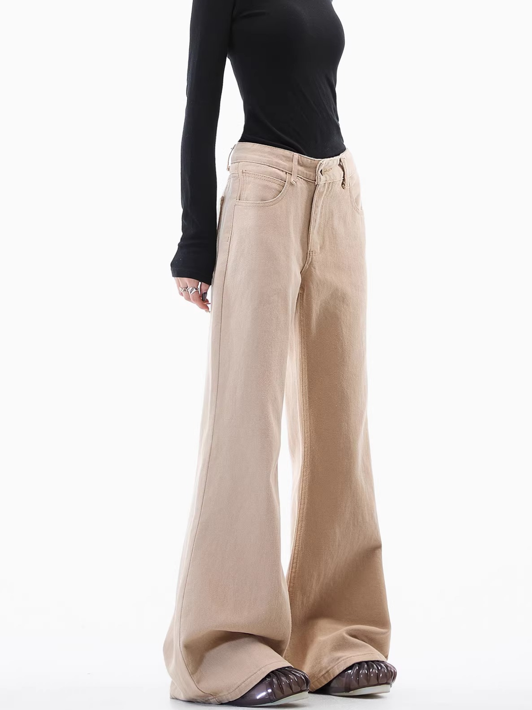 Clean Line Wide Flare Pants