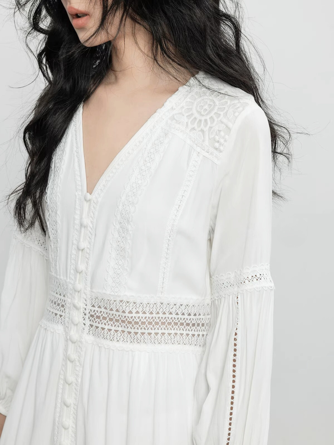 〈Pre order〉Vintage Detail Lace Dress