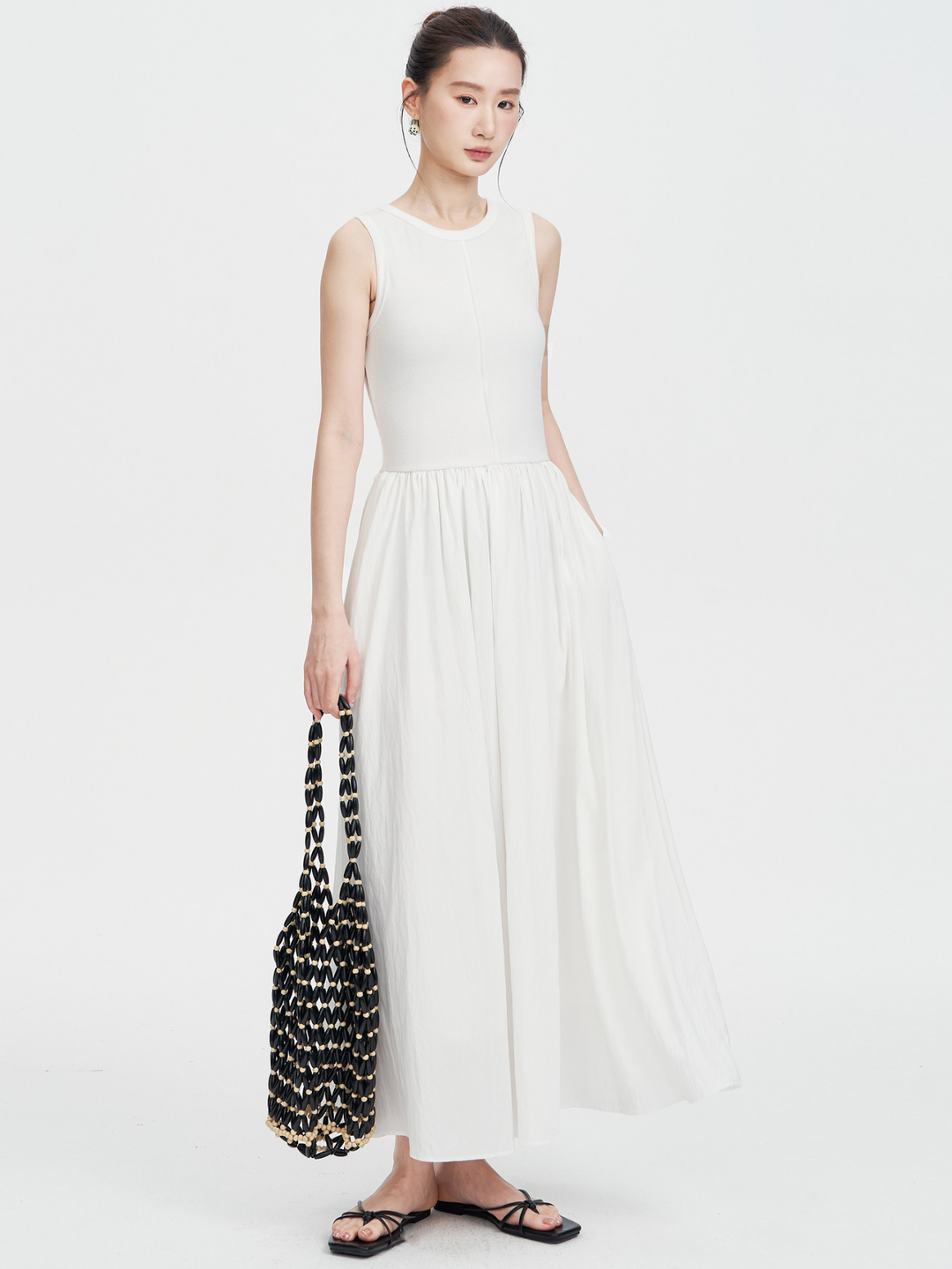 Sleeveless Knit Maxi Dress