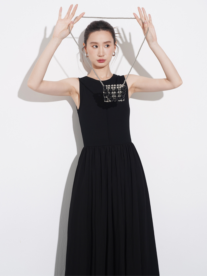 Sleeveless Knit Maxi Dress