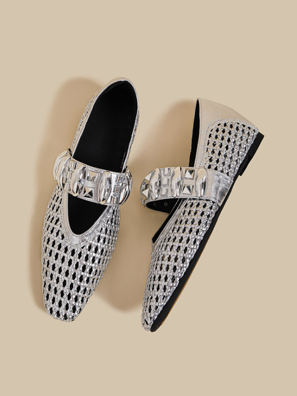 Ornament Mesh Flats（〜25.0cm）