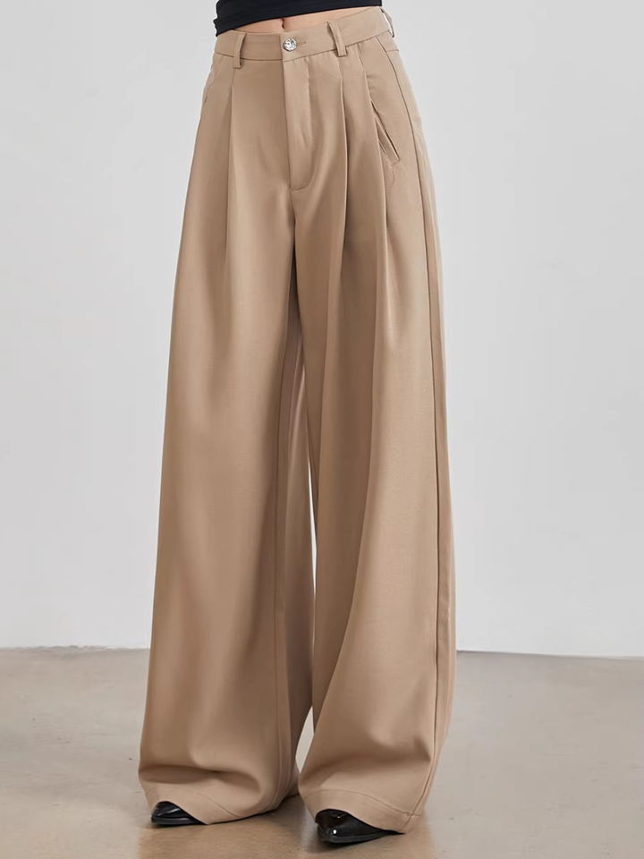 Tuck Wide Slacks