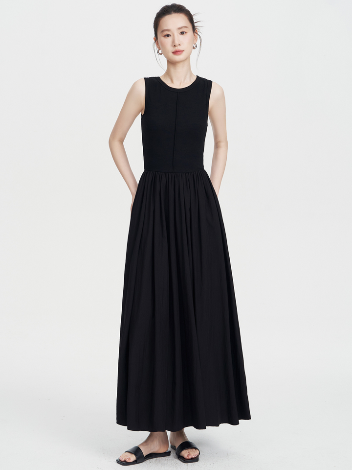 Sleeveless Knit Maxi Dress