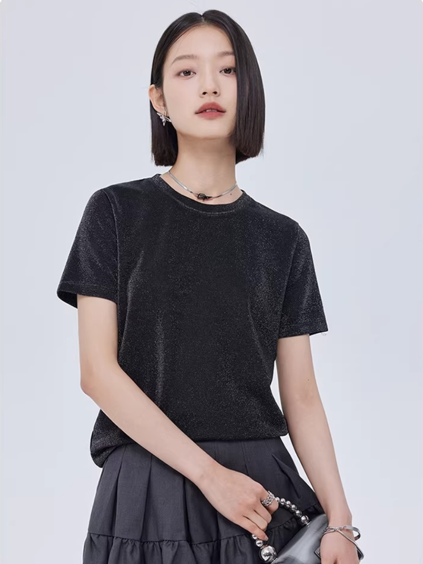Shimmer Velvet T-Shirt