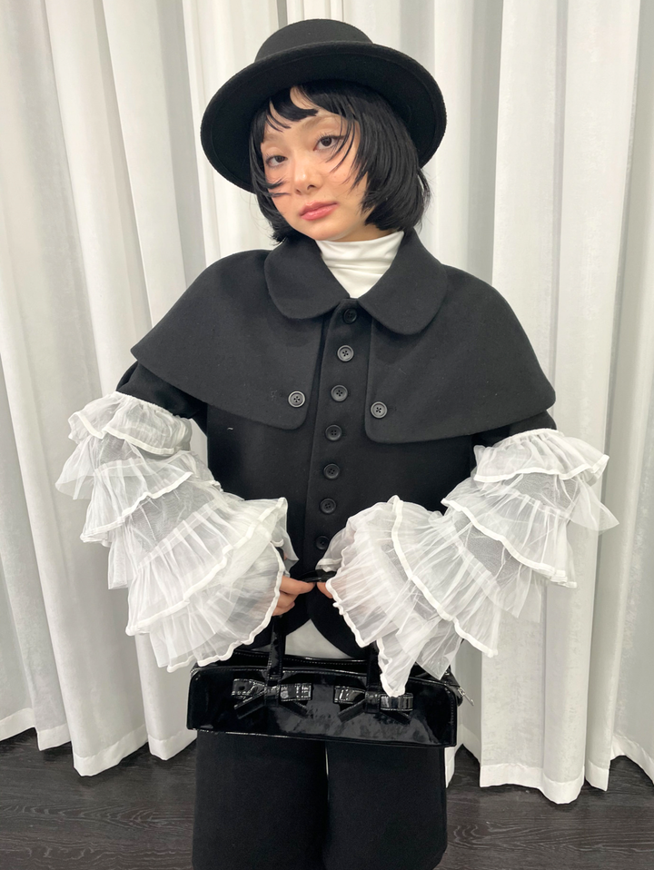 【Loose Smell】Sheer Frill Arm Covers