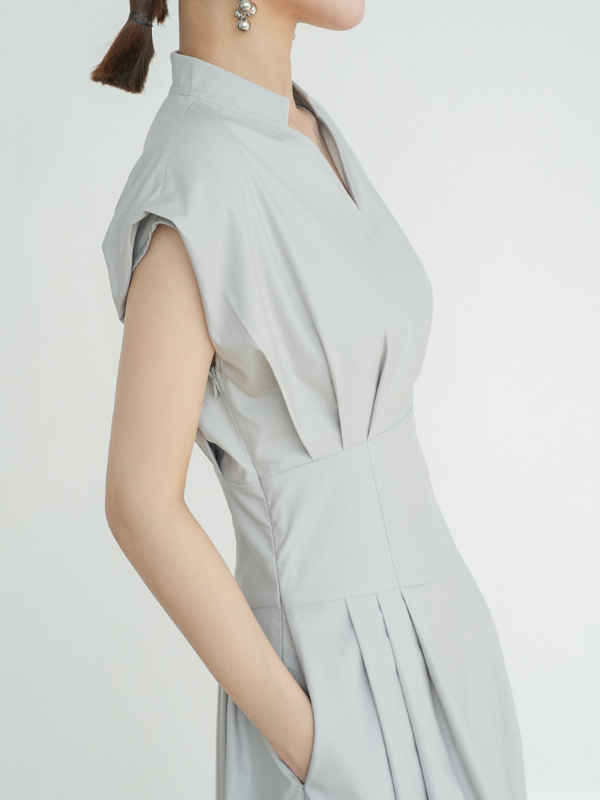 Waist Tuck Flare Dress