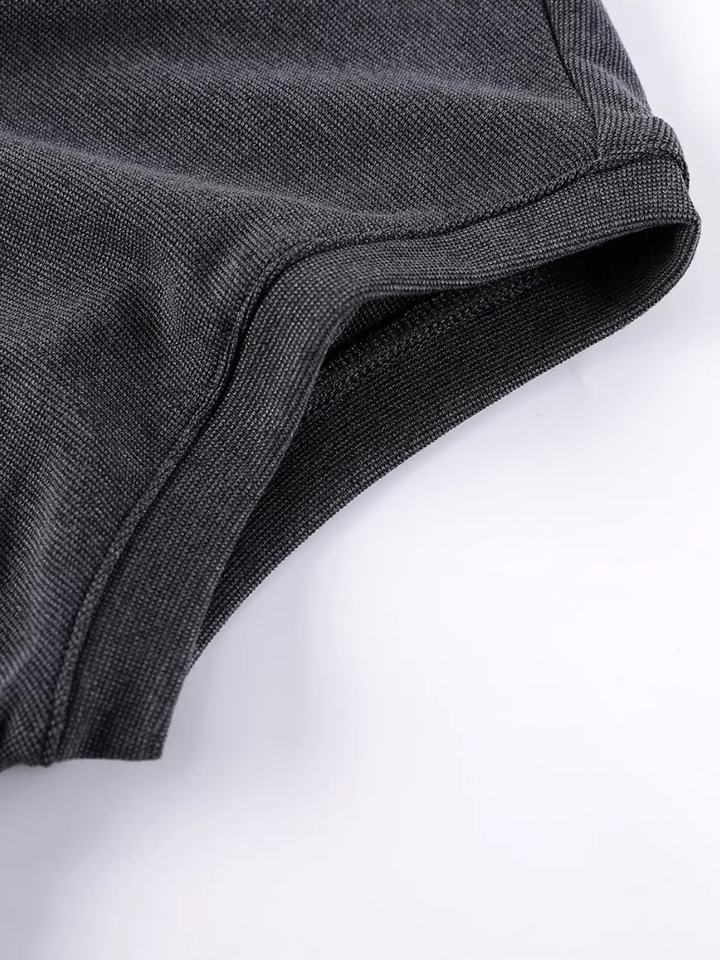 Side Gather Mock Neck Top