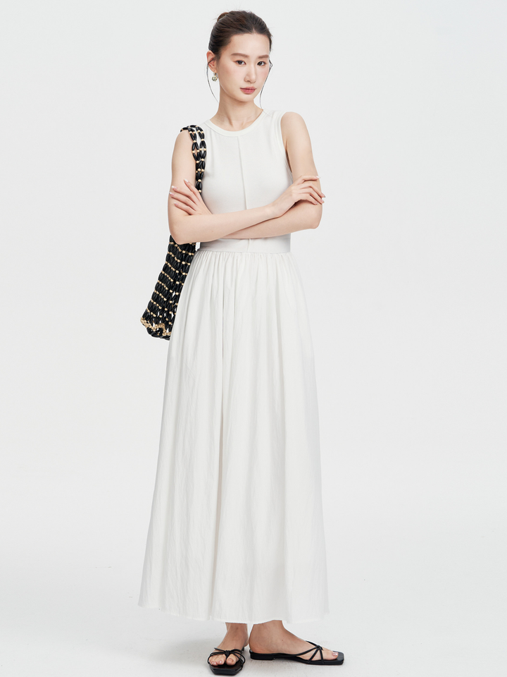 Sleeveless Knit Maxi Dress