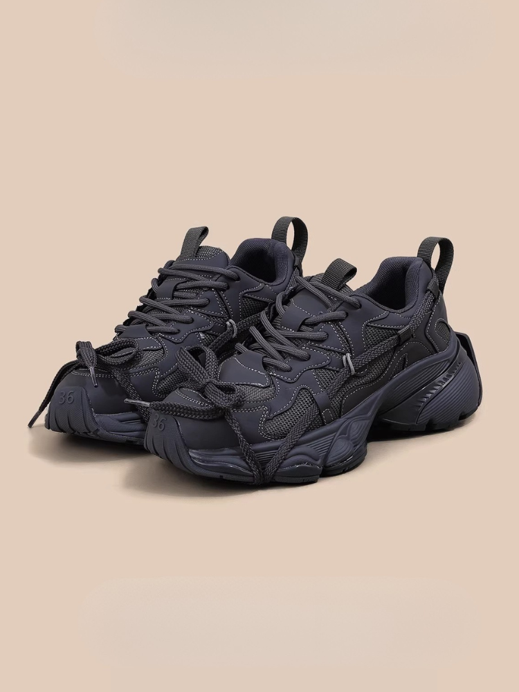 Ribbon Accent Chunky Sneakers（〜25.0cm）