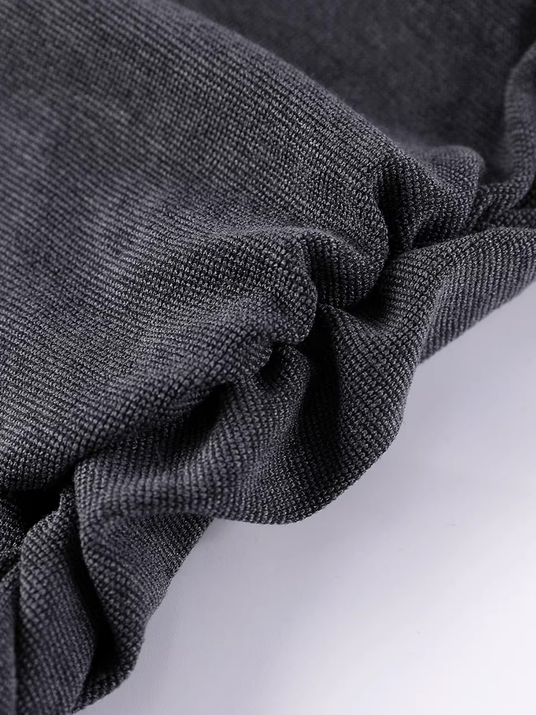 Side Gather Mock Neck Top