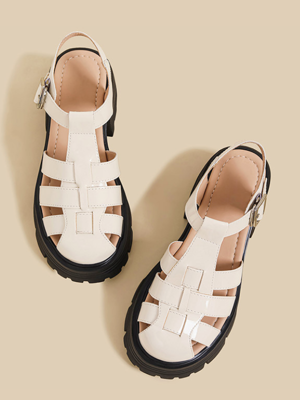 Patent Platform Ghurka Sandals（22.0cm〜）