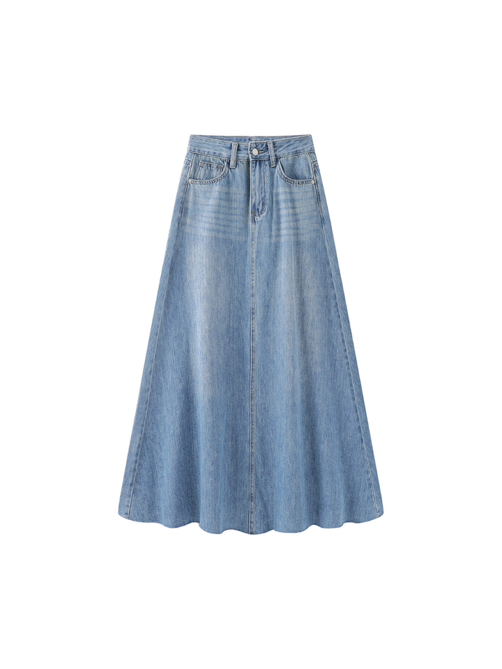 A-Line Denim Skirt