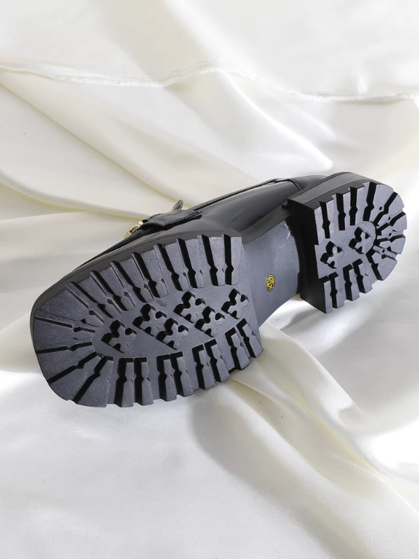 Gold Chain Chunky Loafers