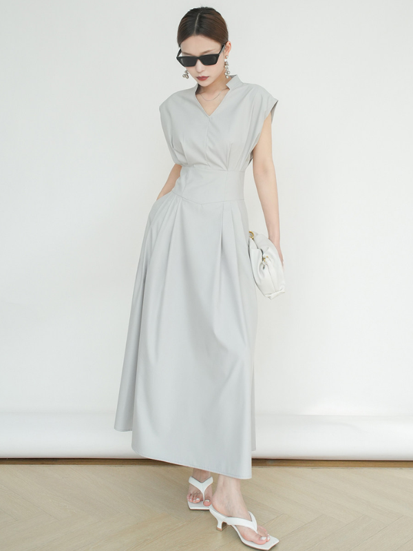 Waist Tuck Flare Dress