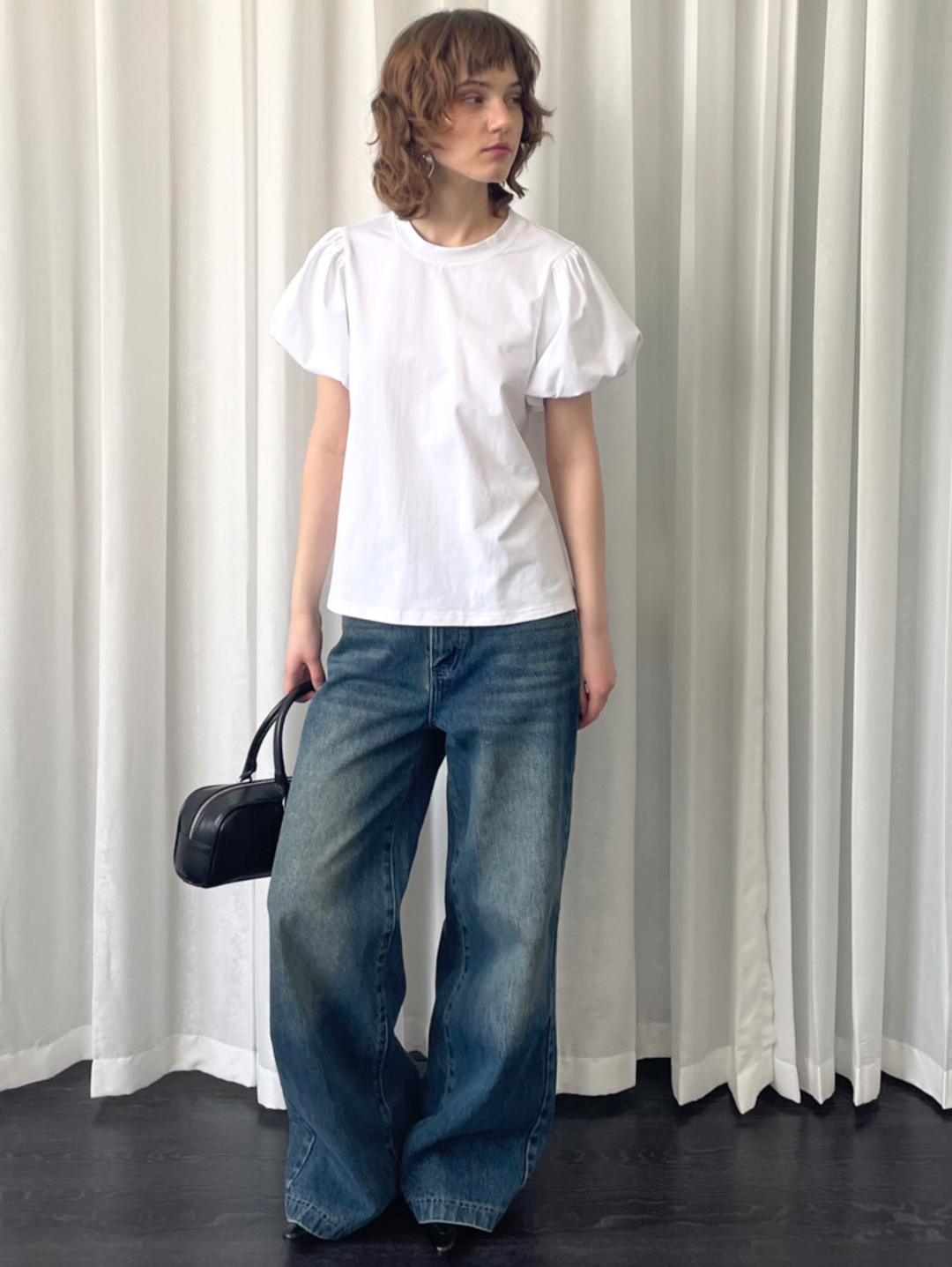 〈Pre Order〉【Loose Smell】Balloon Sleeve Design Tee
