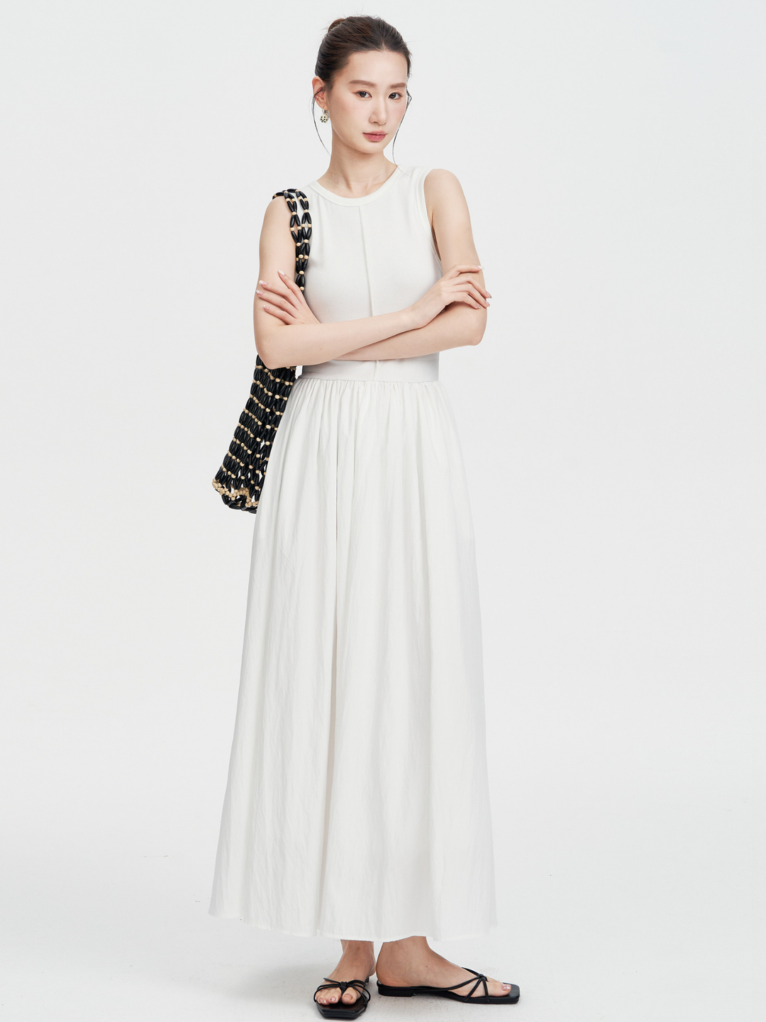 Sleeveless Knit Maxi Dress