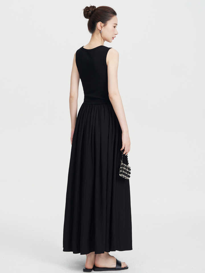 Sleeveless Knit Maxi Dress