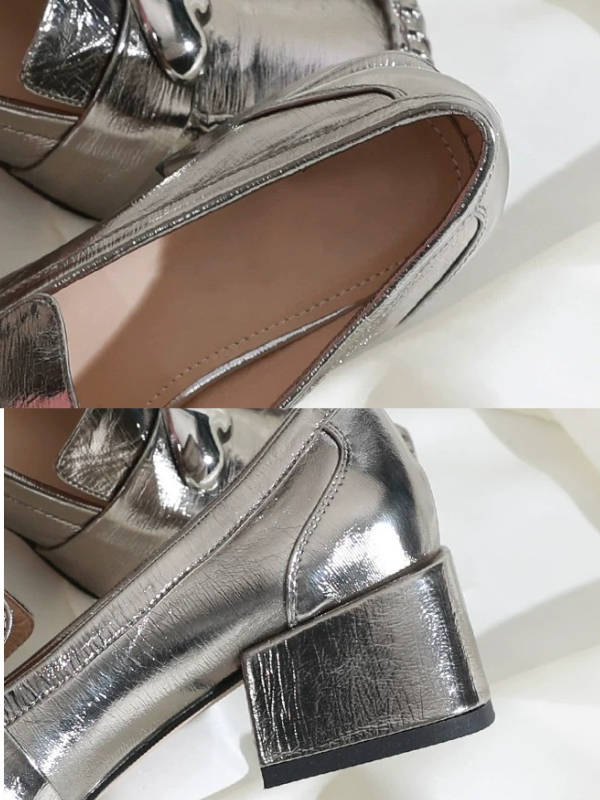 〈Pre Order〉Silver Heart Loafers