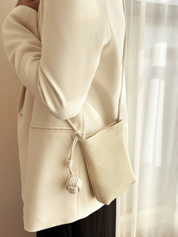 Metallic Knot Mini Shoulder Bag