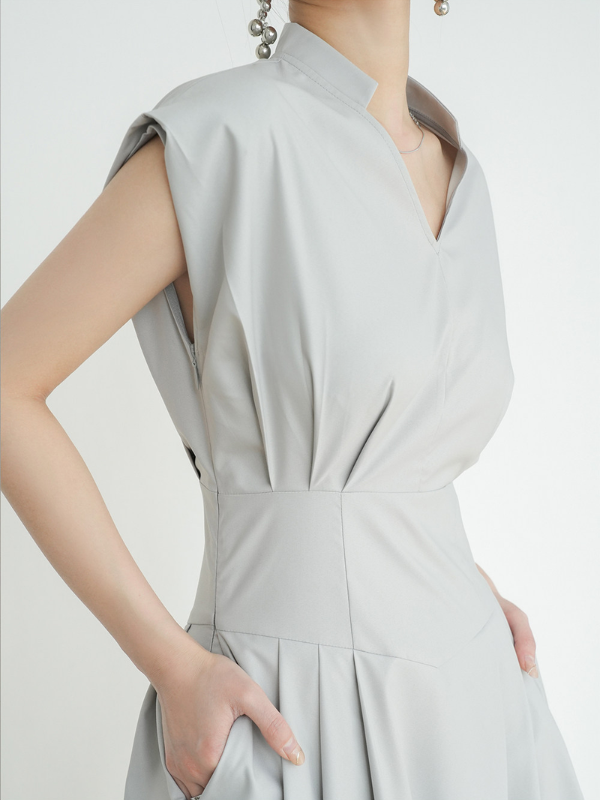 Waist Tuck Flare Dress