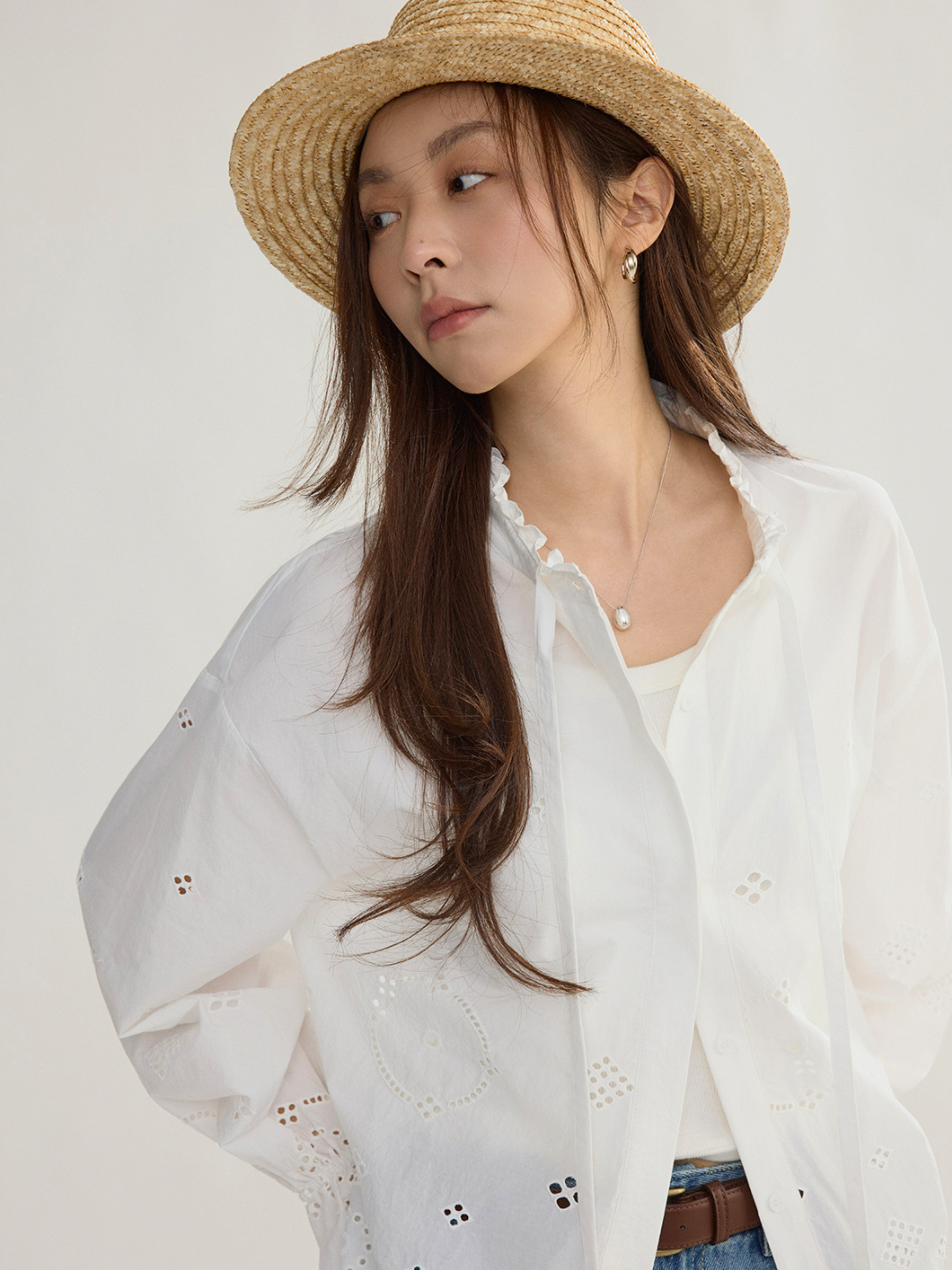 〈Pre Order〉Cutwork Embroidery Blouse