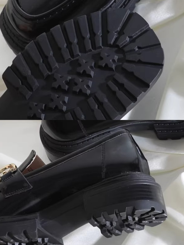 Gold Chain Chunky Loafers