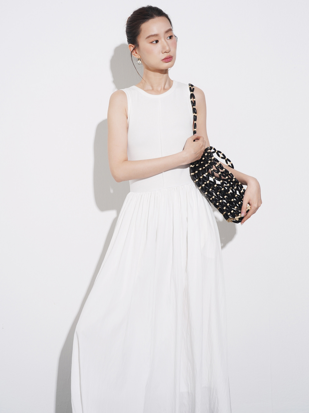 Sleeveless Knit Maxi Dress