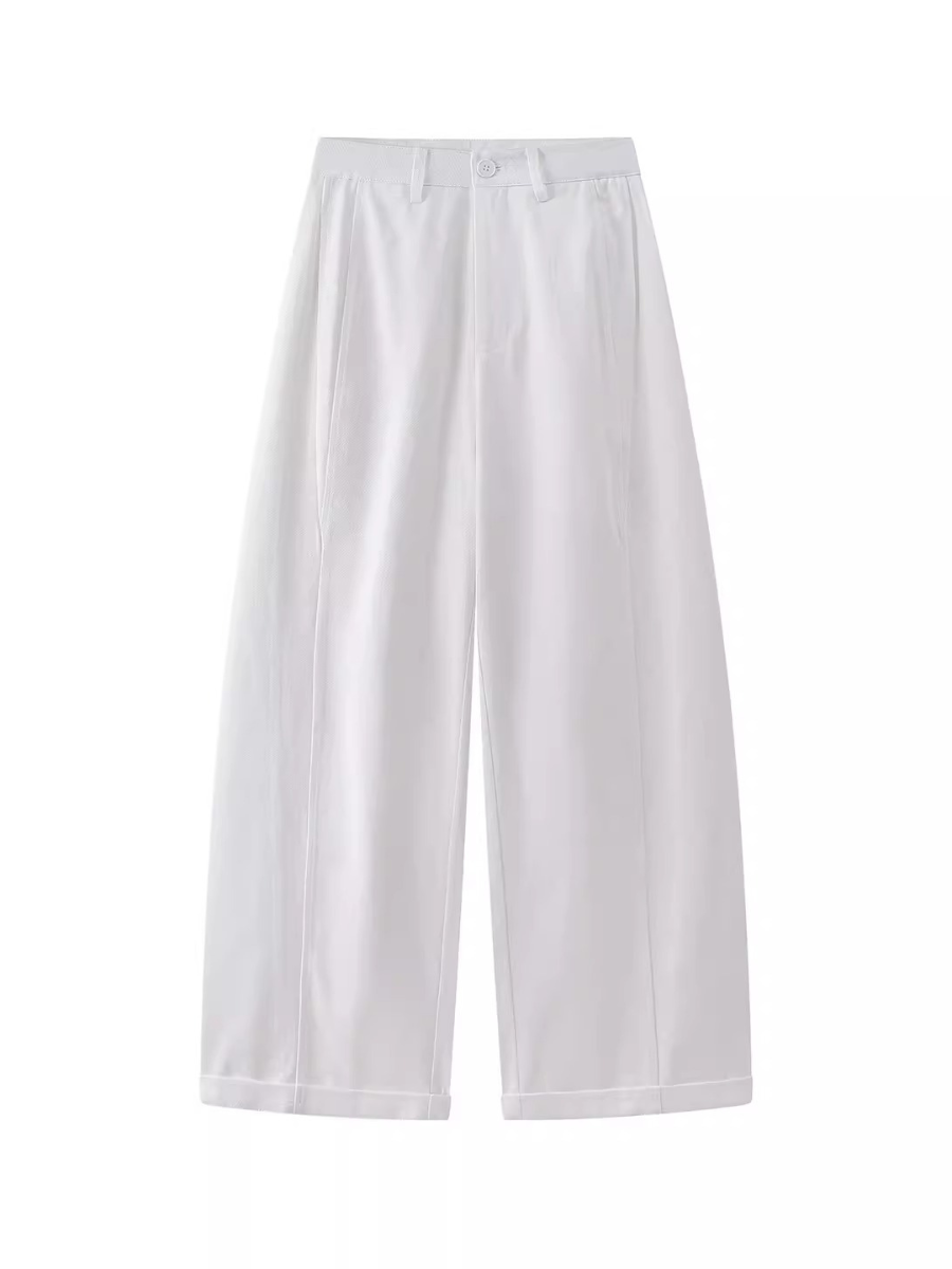Front Seam Wide Pants