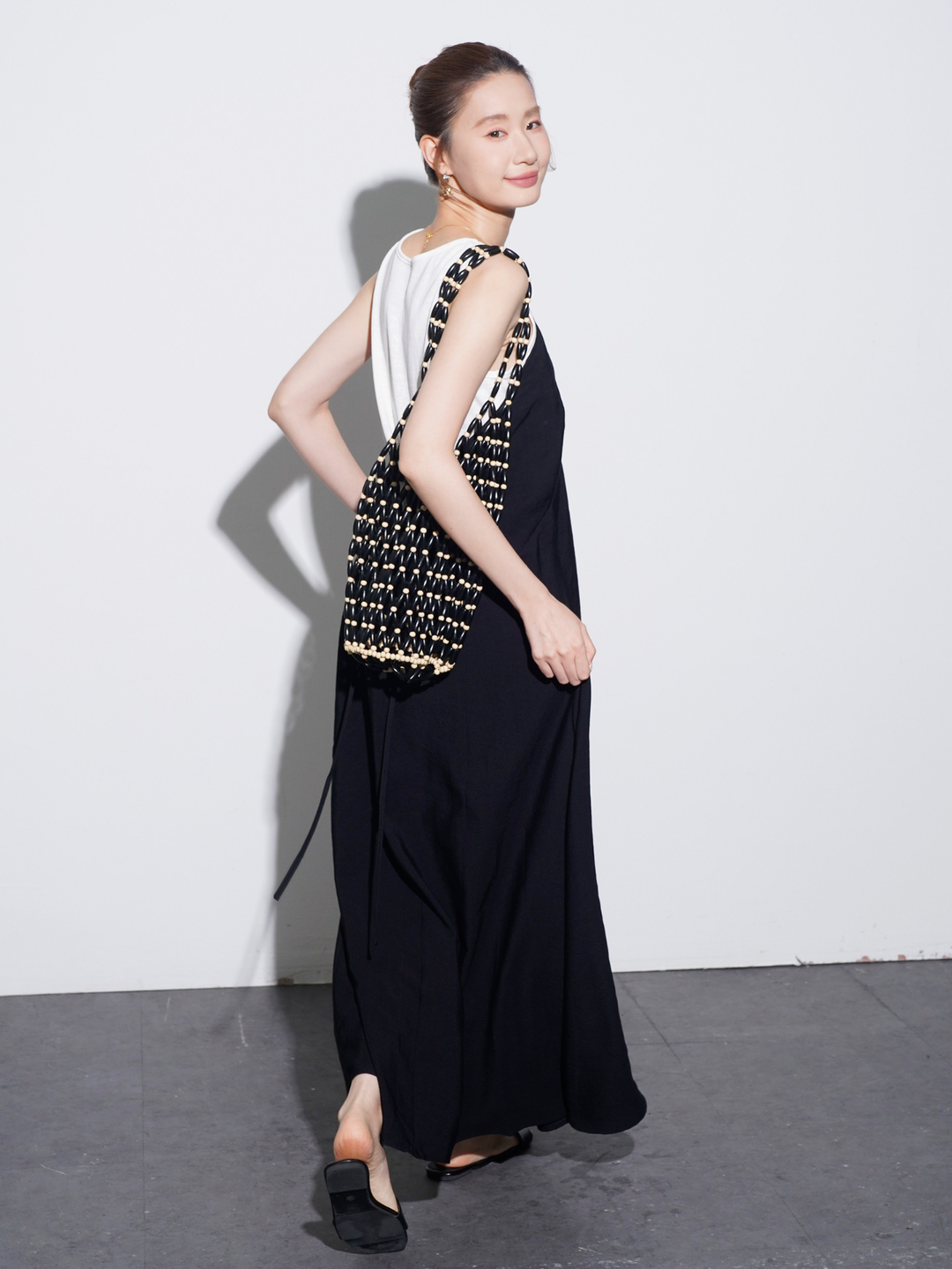 Open Back Cami Dress & Tank Top Set