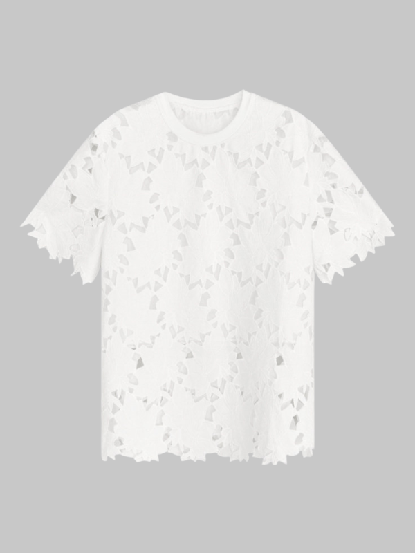 Floral Cutwork Lace Top