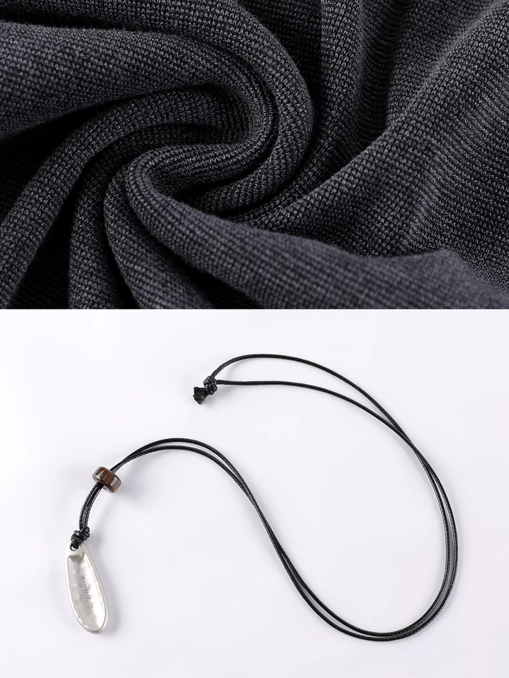Side Gather Mock Neck Top
