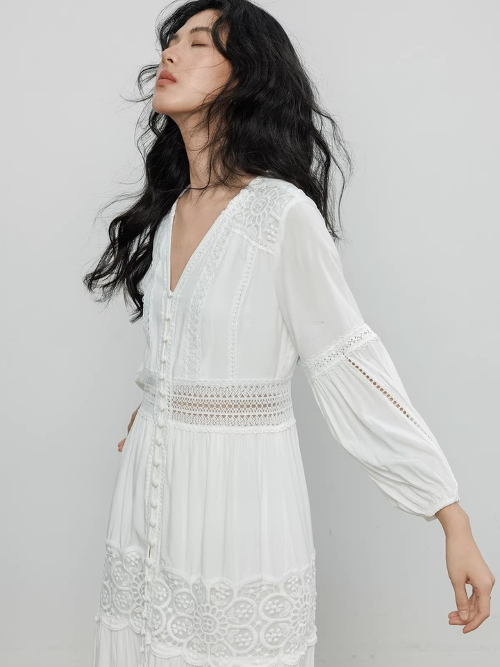 〈Pre order〉Vintage Detail Lace Dress