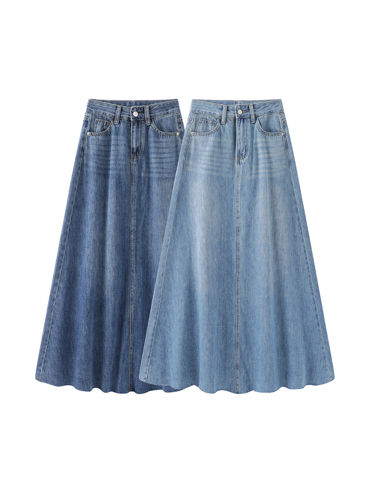 A-Line Denim Skirt