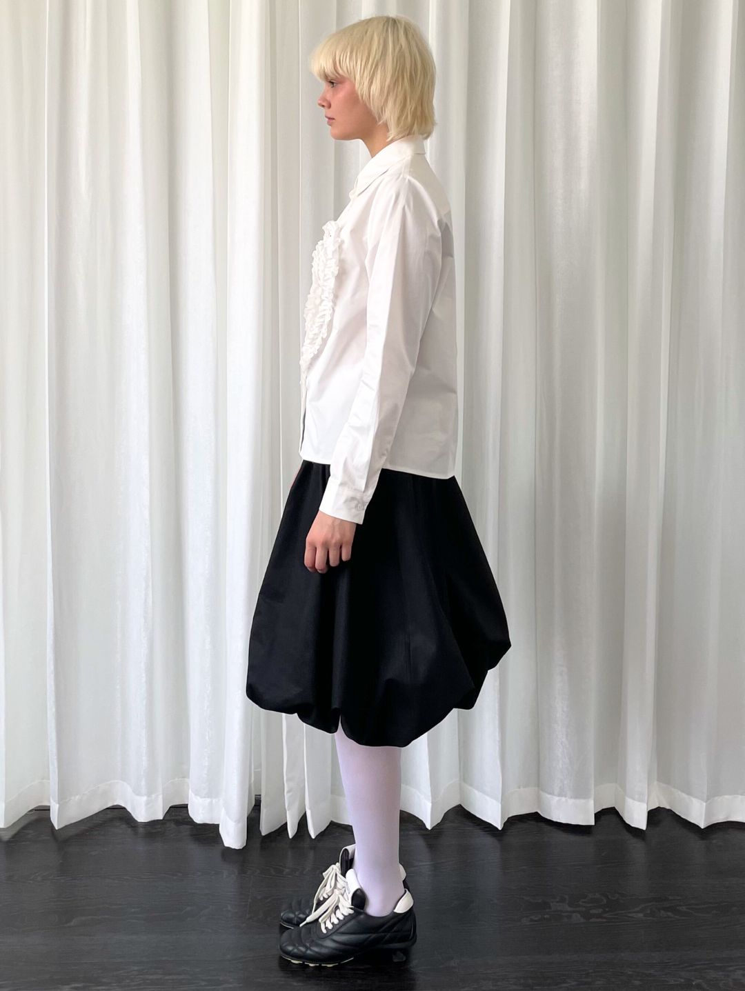 【Loose Smell】Heart Frill Shirt