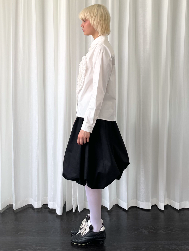 【Loose Smell】Heart Frill Shirt