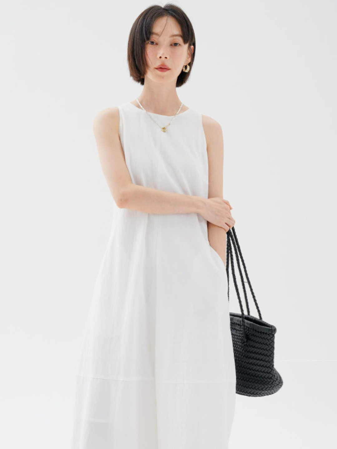 Minimal Sleeveless Salopette