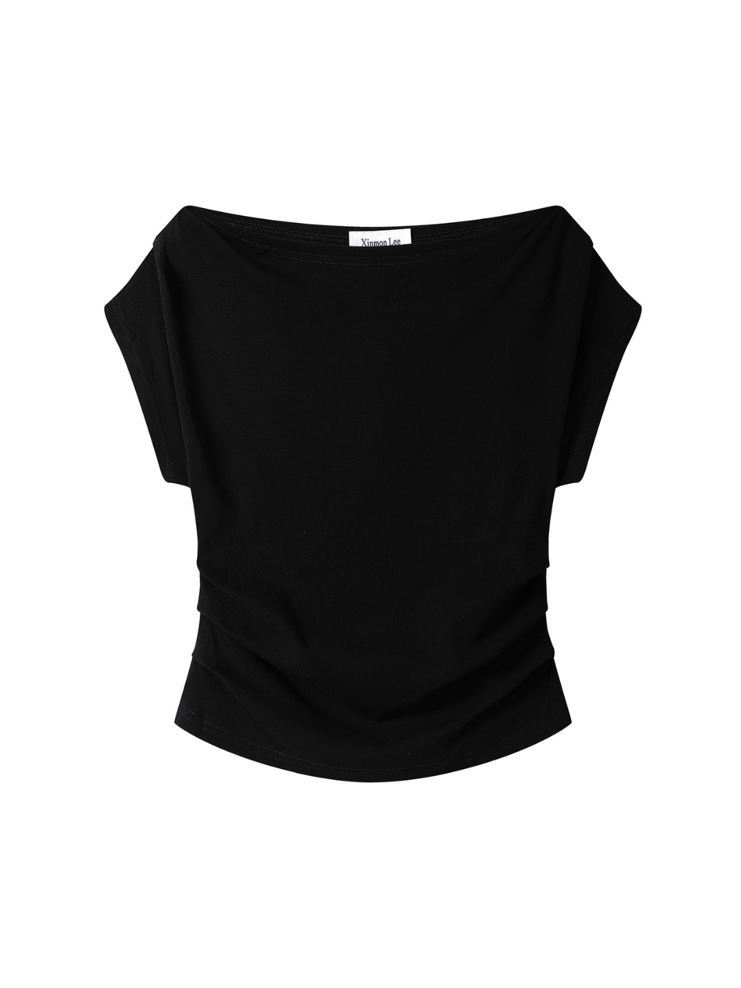Drape Boat Neck Top