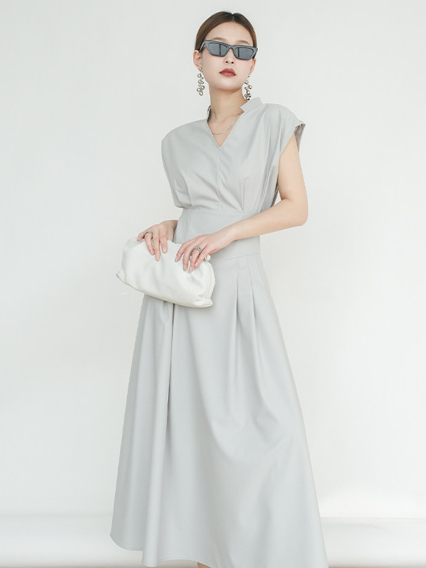 Waist Tuck Flare Dress