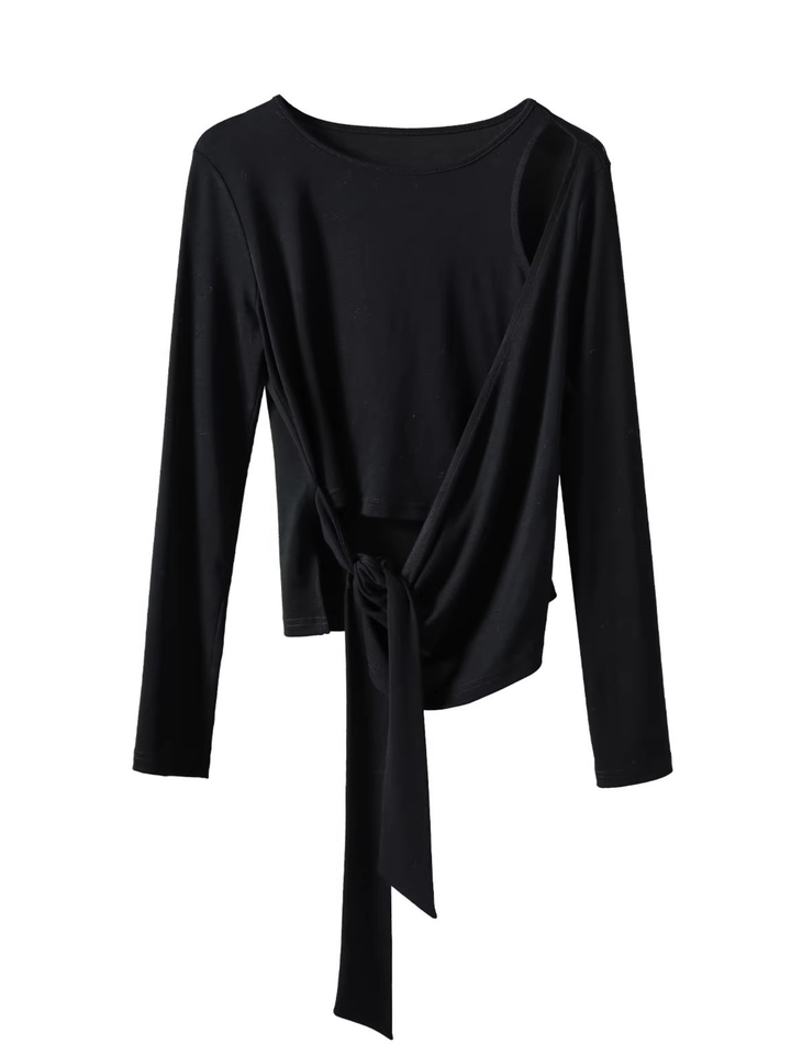 Asymmetry Draped Cut Top