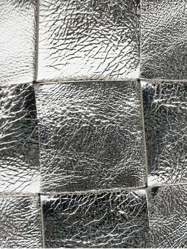 3way metallic Weave Mini Bag