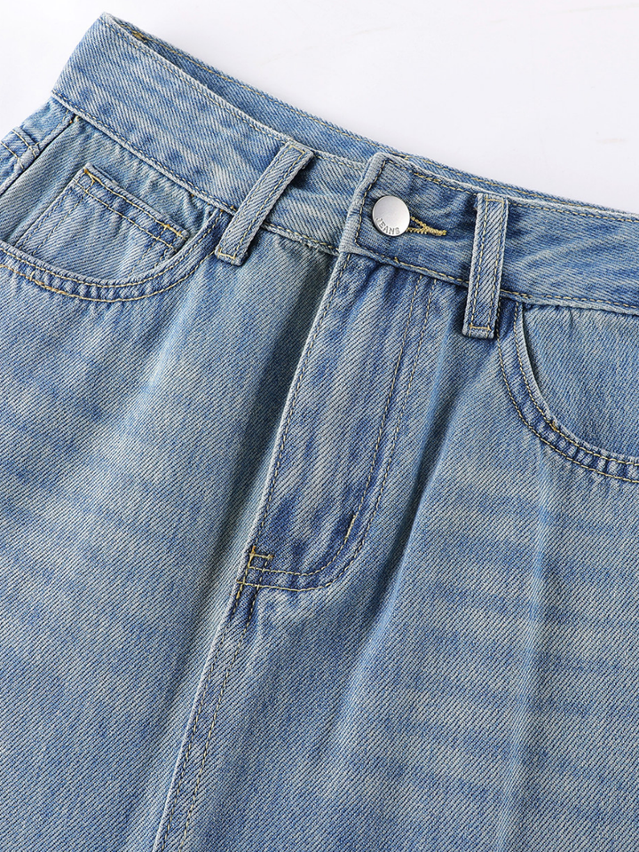 A-Line Denim Skirt