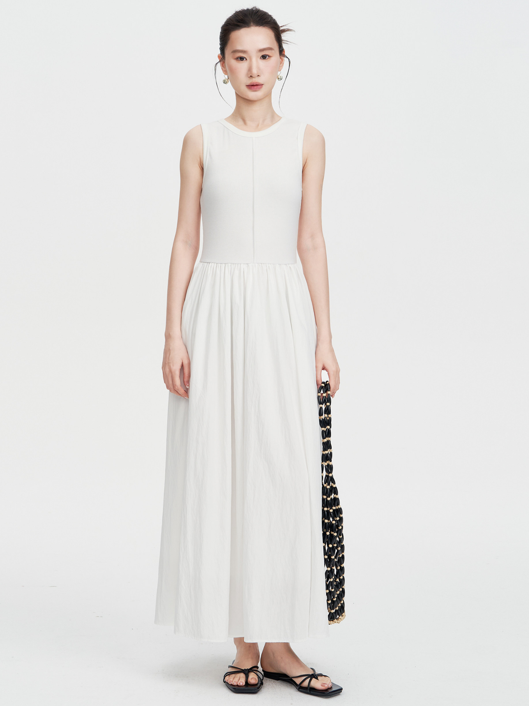 Sleeveless Knit Maxi Dress