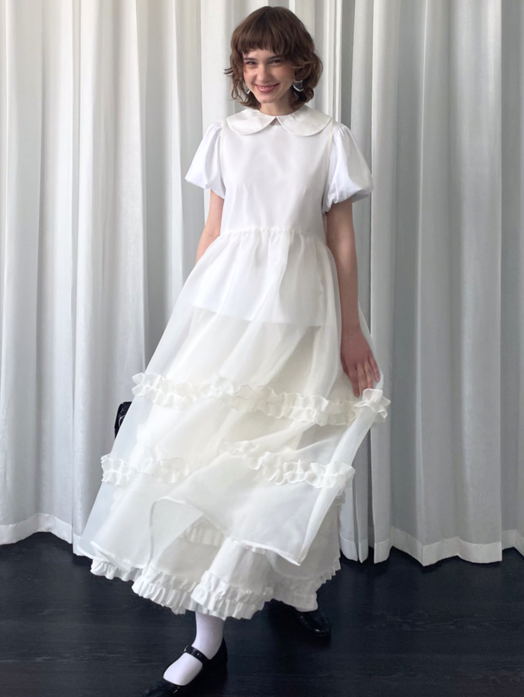 〈Pre Order〉【Loose Smell】Balloon Sleeve Design Tee