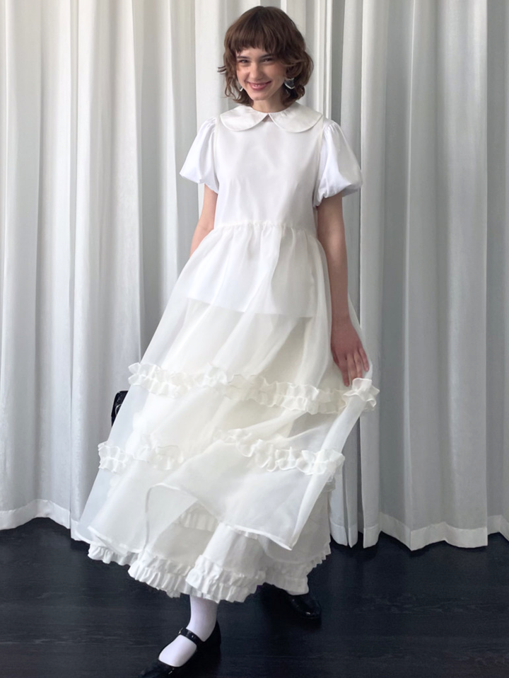 〈Pre Order〉【Loose Smell】Balloon Sleeve Design Tee