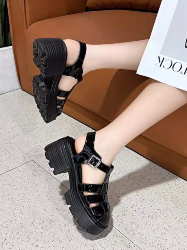 Patent Platform Ghurka Sandals（22.0cm〜）